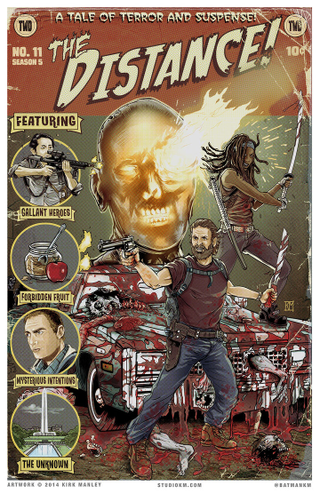 Illustration for article titled See One Artist Convert The Walking Dead TV Show Back Into Comic Form